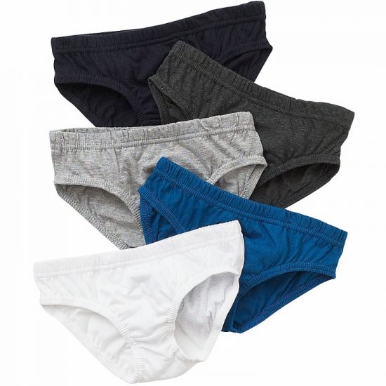 Underwear – 5 Pack Plain Boys Briefs - Wrap Your Love